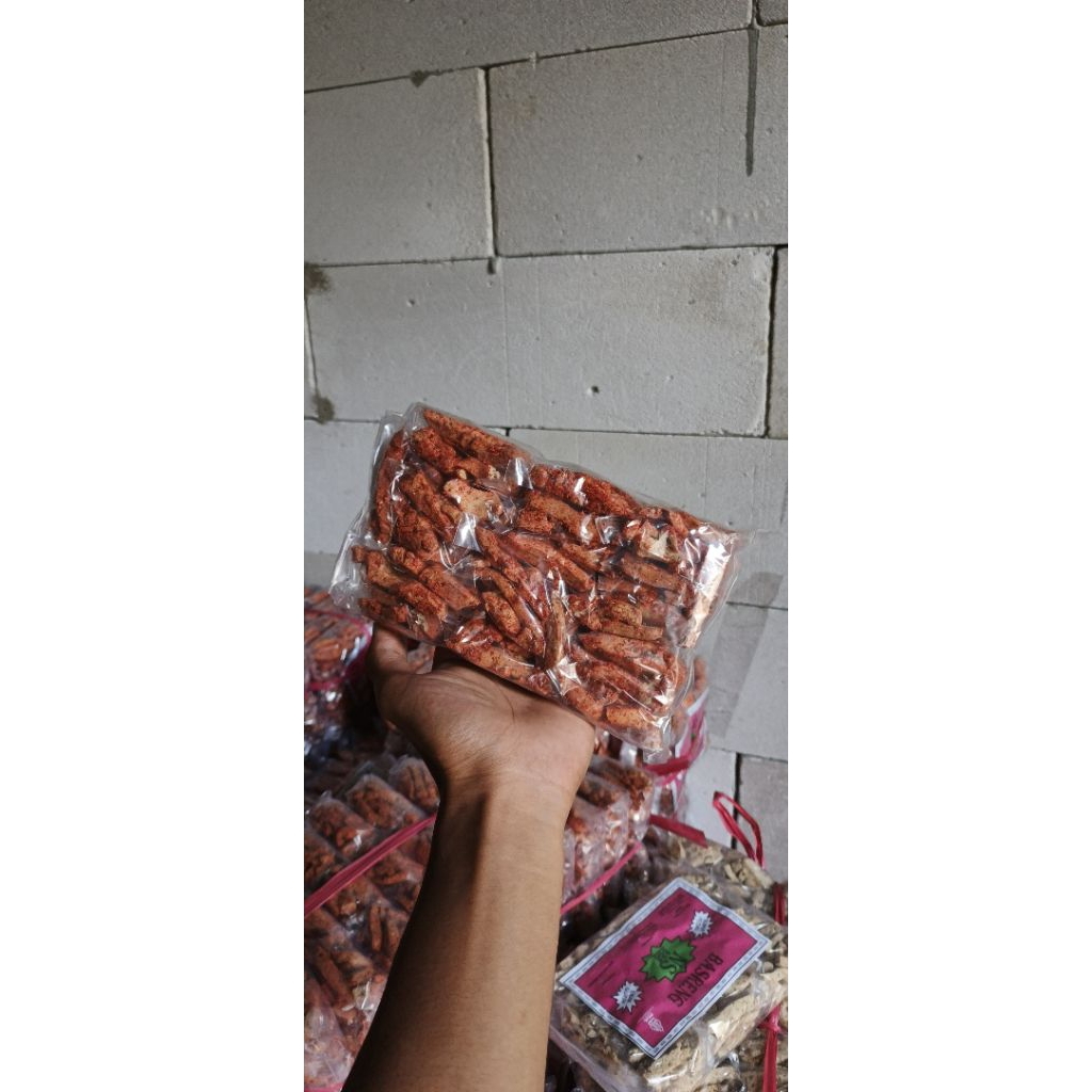 

basreng pedas gurih 1 pack isi 25