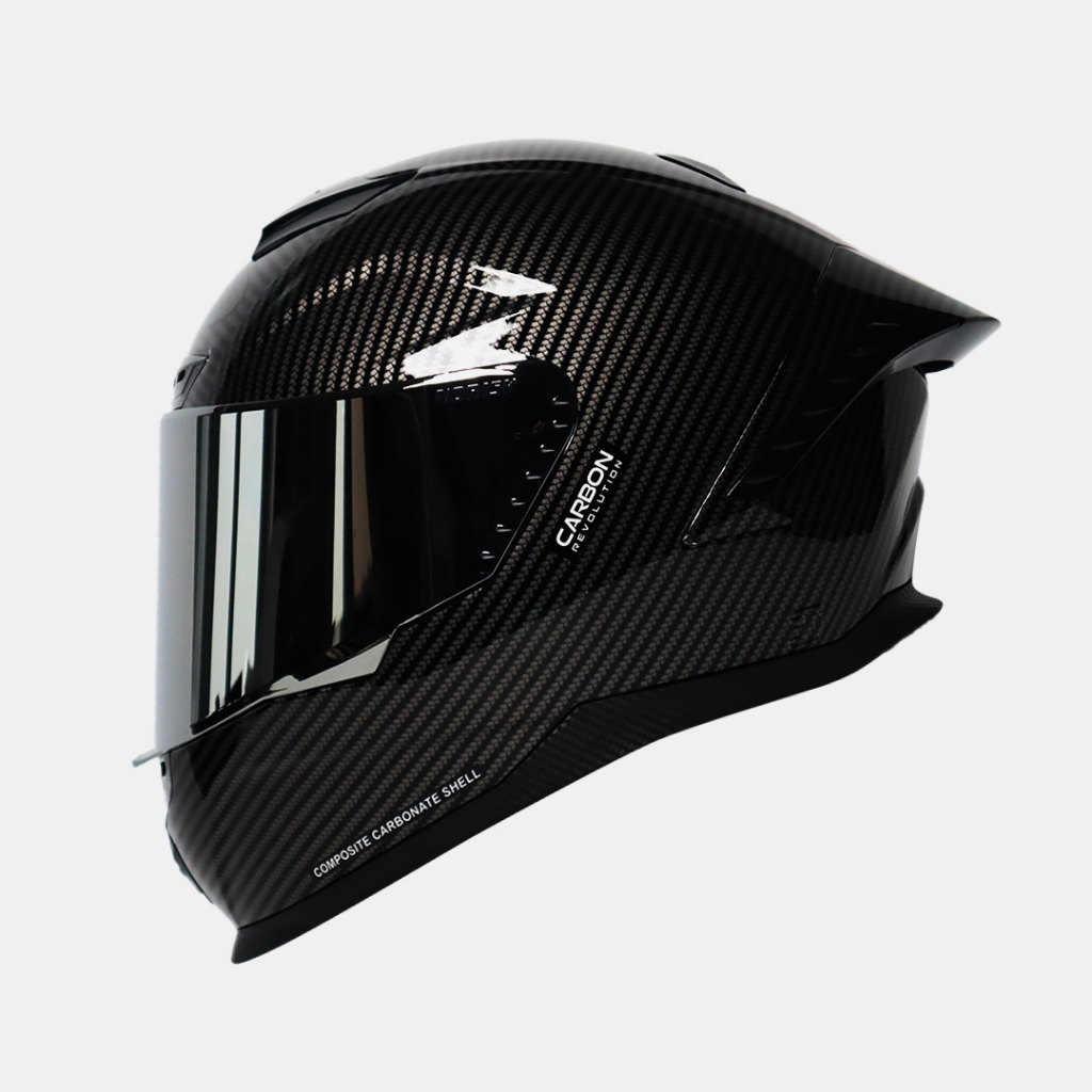 Helm Full Face JS Armor SNI Original – Helm Motor Sport Pria Keren Aerodinamis ABS D-Ring Support In