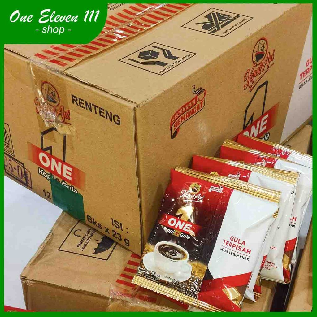 

Kapal Api One Kopi + Gula terpisah 1karton isi 120pcs x 23gr