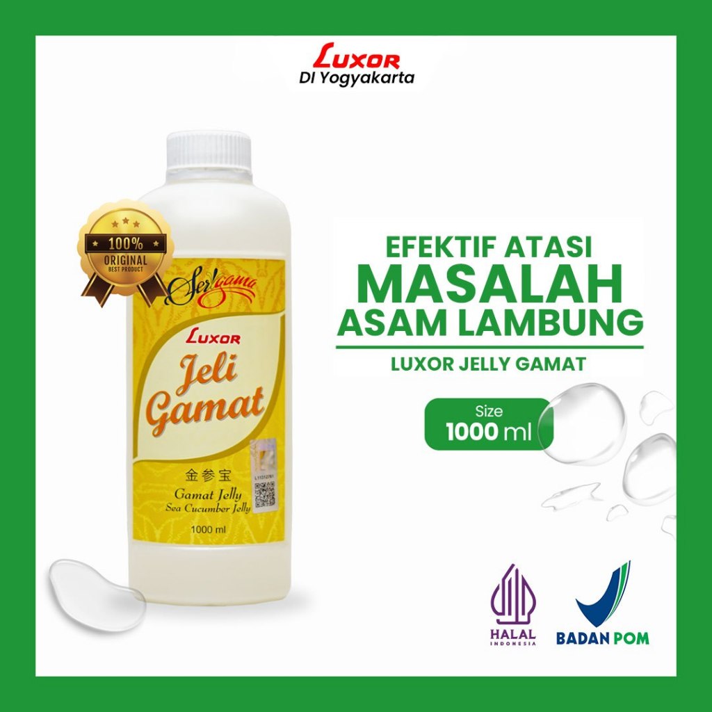 Luxor Jelly Gamat luxor Jeli Jelli Gamat 1000ml Original