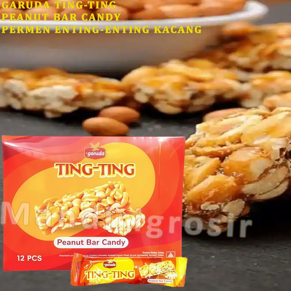 

Peanut Bar Candy * Garuda Ting-Ting * Permen Enting-Enting Kacang * 1box isi 12pcs