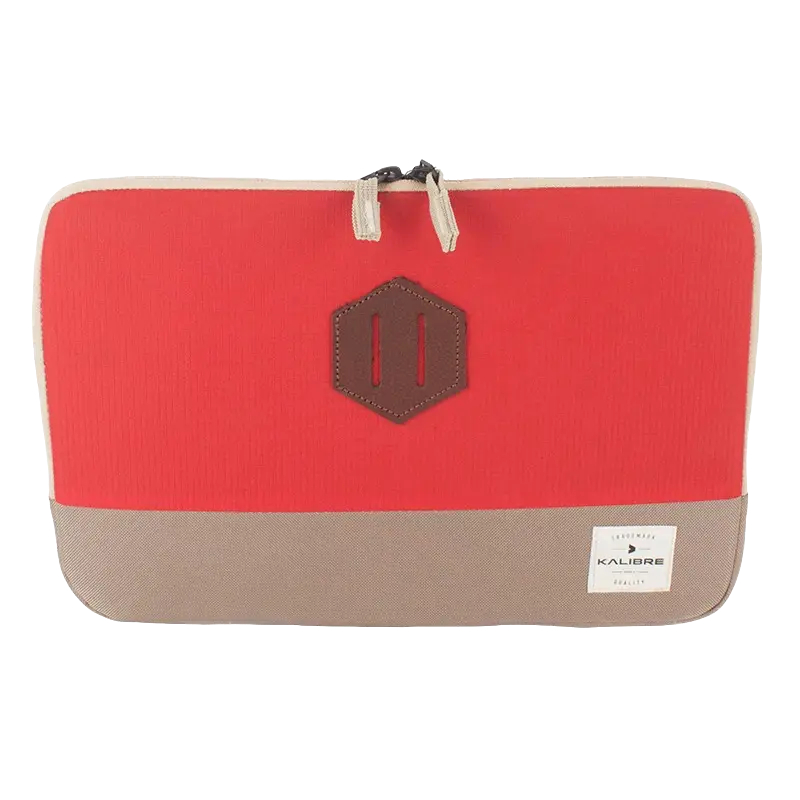 Kalibre Softcase 11 inch Kalibre tas laptop/tas tablet 11" Red Khaki 922253 628