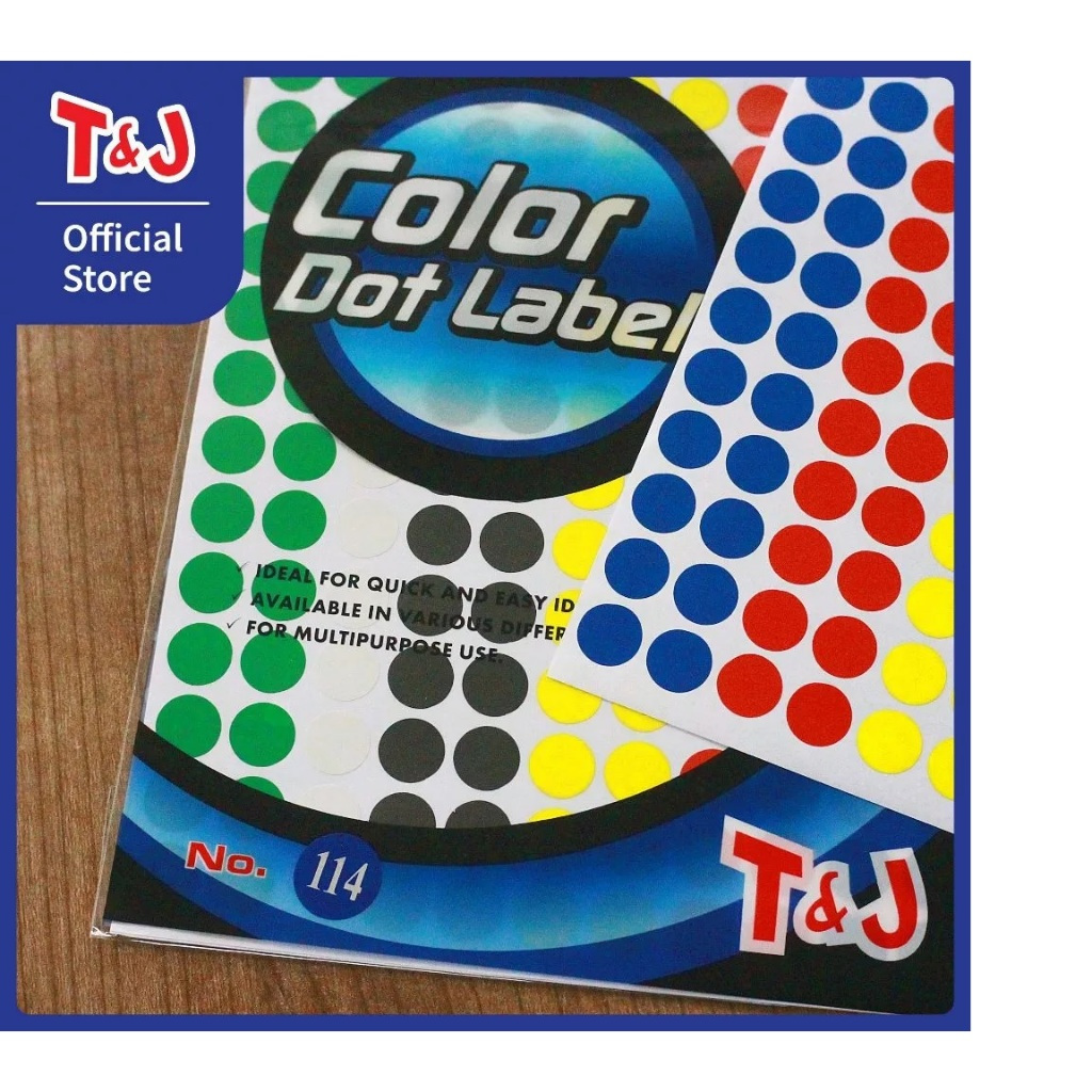 

Label Sticker DOT Warna Warni TOM JERRY 114/Stiker Bulat Warna Warni T&J 114/Color Dot Label TJ114/Label Bulat Sticker Motorik Anak Warna Warni MIX TOM Jerry 114