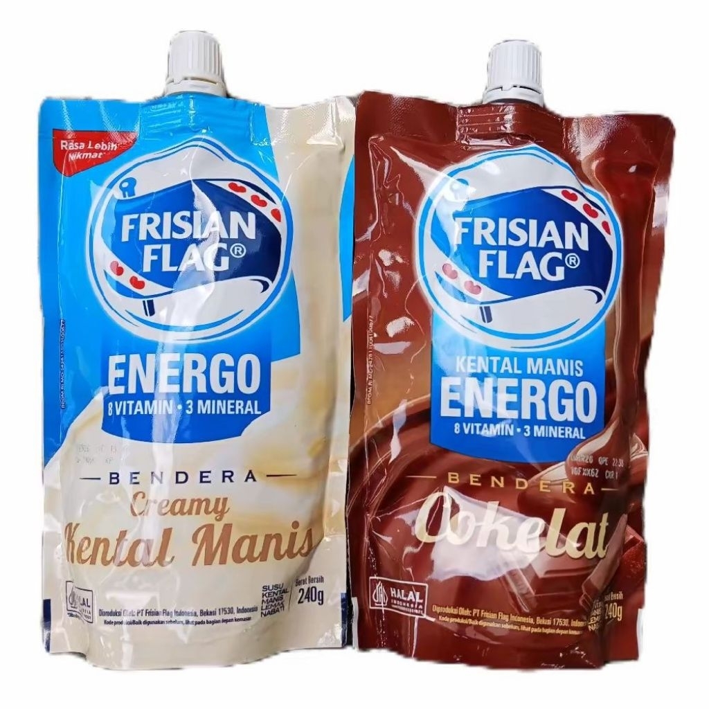 

SUSU FRISIAN FLAG PUTIH | COKELAT POUCH NETTO 240 GR murcee
