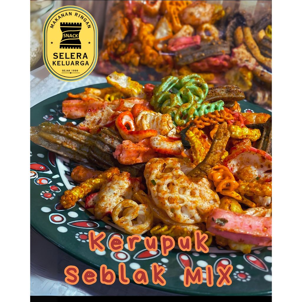 

KERUPUK SEBLAK MIX PEDAS DAUN JERUK | SNACK SELERA KELUARGA PEKANBARU