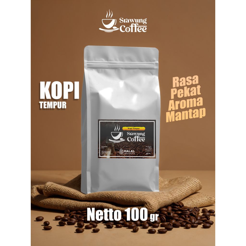 

Srawung coffee-Kopi Tempur (kopi murni lereng Muria) 100 gram