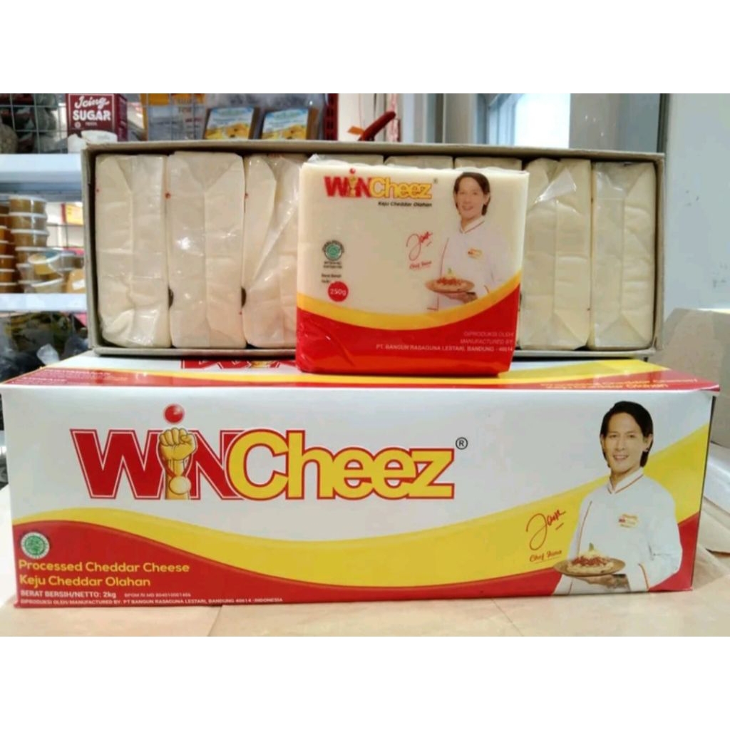 

p KEJU WINCHEEZ 250gr / Keju Cheddar Winchees Cheese