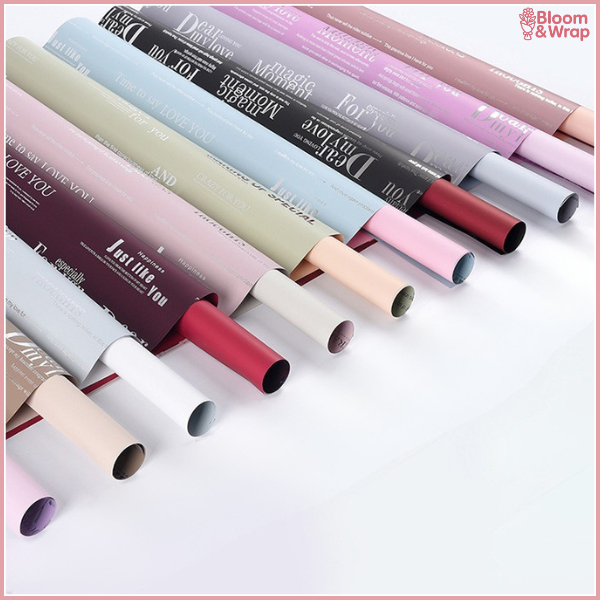 

Flower Wrapping Cellophane Paper Kertas Buket Bunga Bouquet Florist Lembaran KB6082