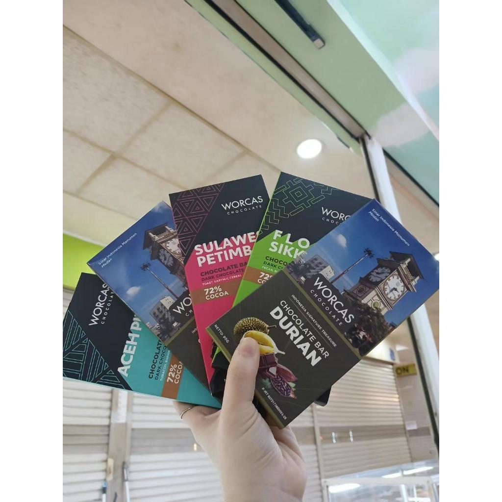 

Worcas Chocolate Bar Dark Chocolate coklat WORCAS
