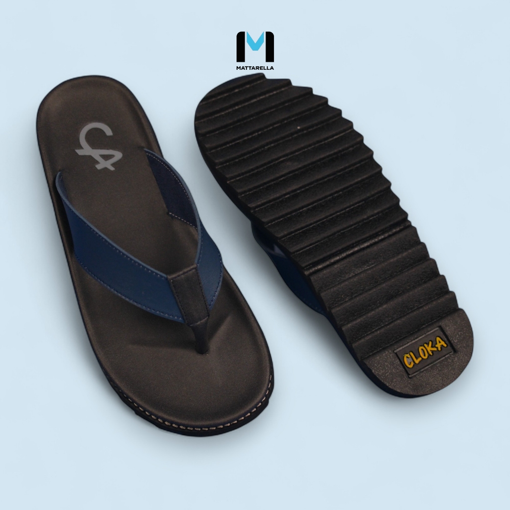 Sandal Jepit Dewasa Pria Casual Flipflops Sendal Distro Cowok Santai Anti Slip Original Cloka Kalloz