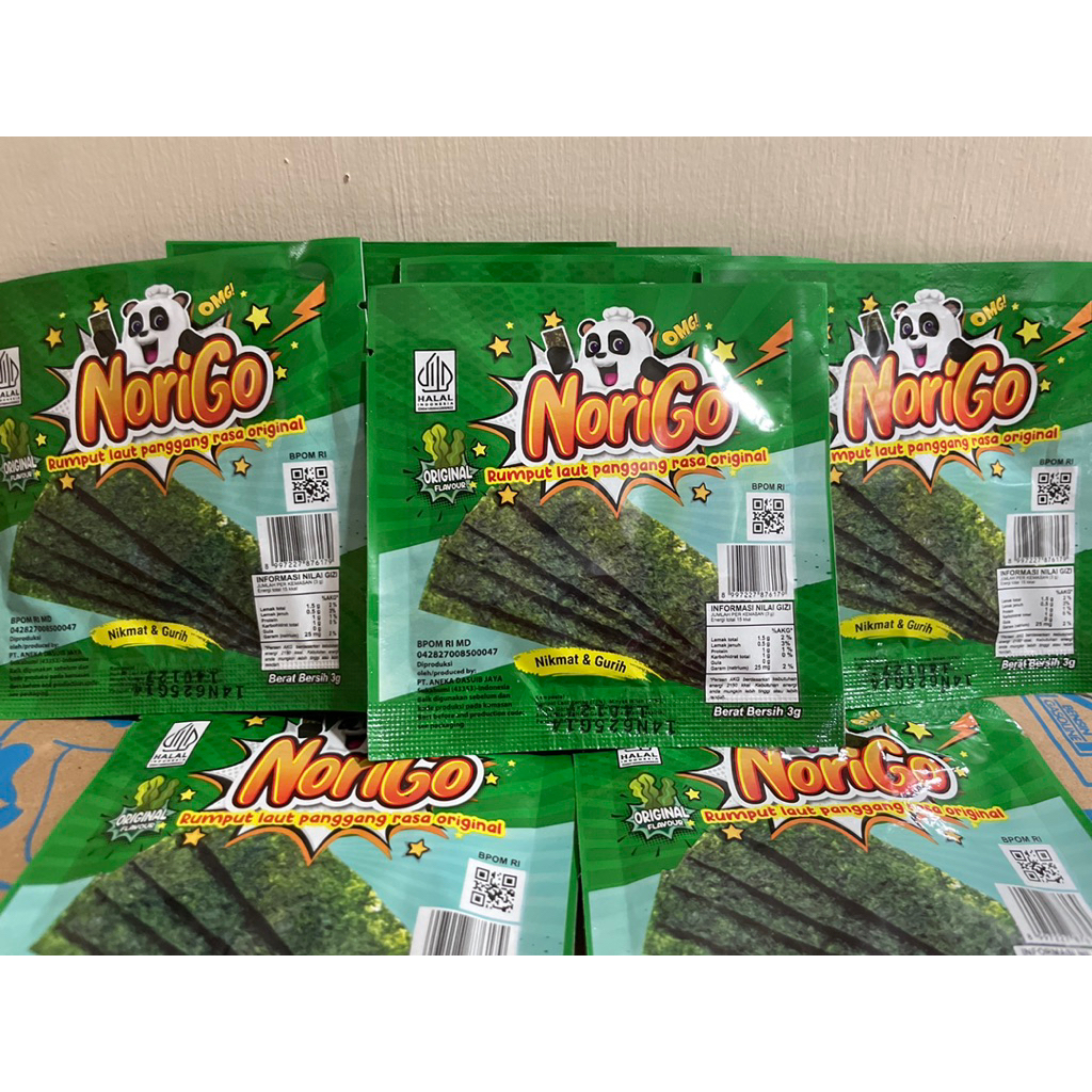 

Norigo seaweed sheet original paket 10 pcs