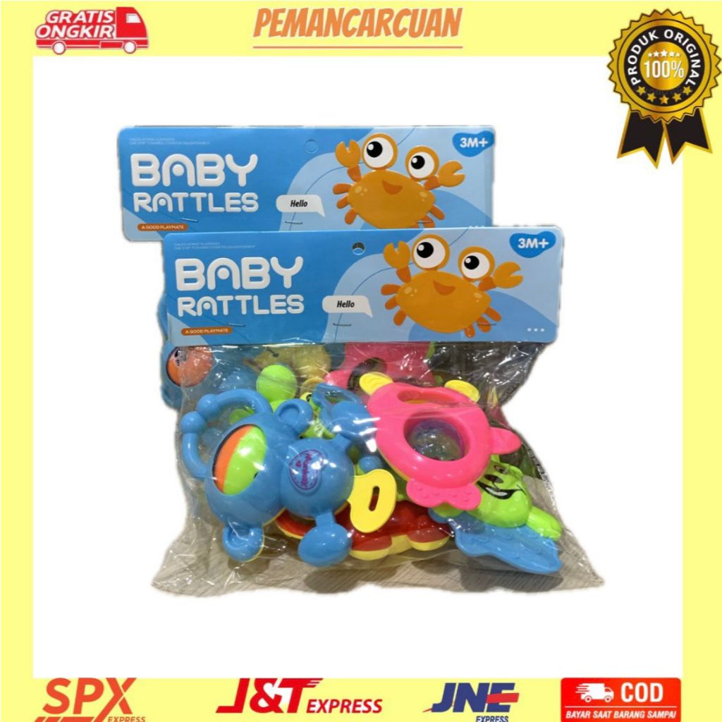 MAINAN GANTUNG BAYI DI RODA DORONG BAYI