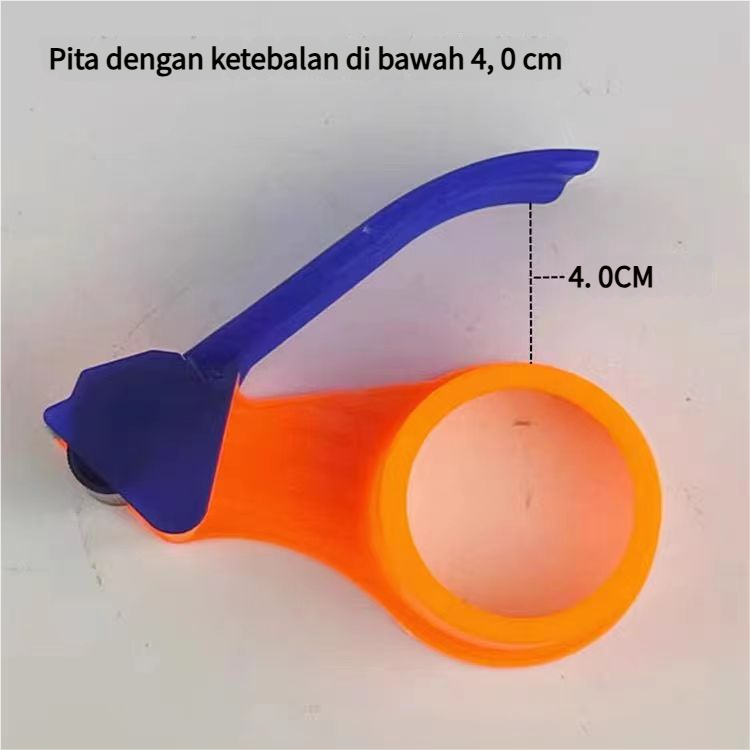 

Pemotong pita kantor kecil, penyegel kemasan ekspres, dispenser pita genggam, tempat pita plastik