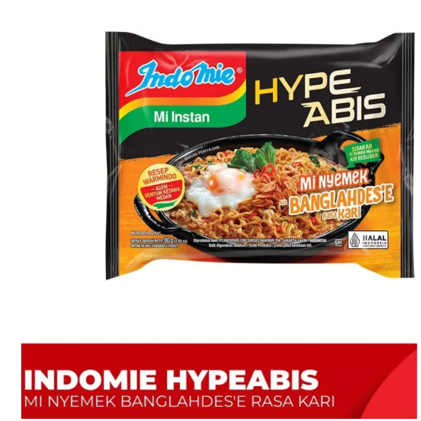 

1 PCS INDOMIE HYPE ABIS BANGLADESH SAKURA GORENG