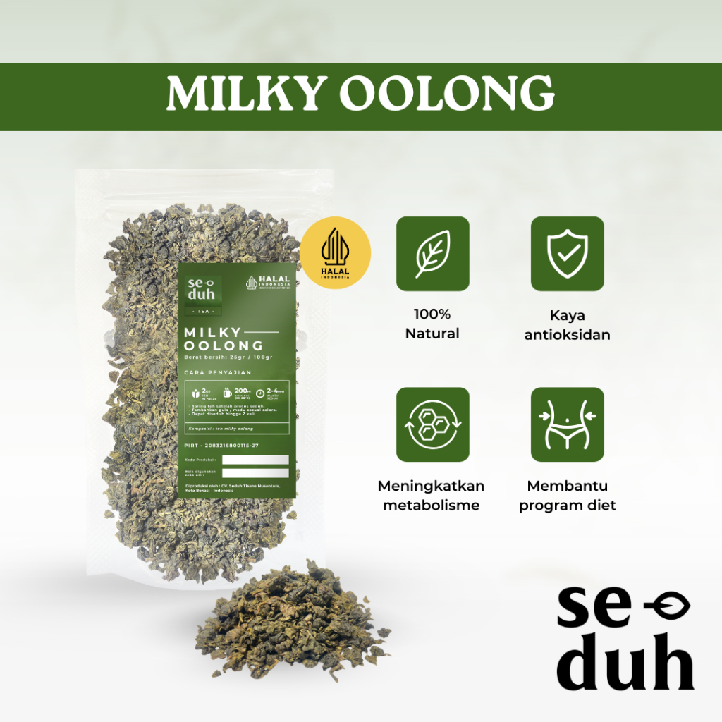 

Seduh Milky Oolong / Teh Oolong / Organic Tea