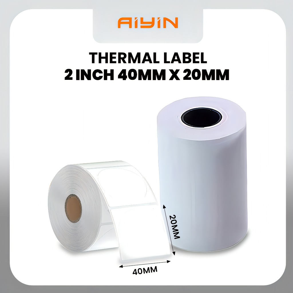 

Aiyin Thermal Paper 2-inch 40mm x 20mm for AiYin B23