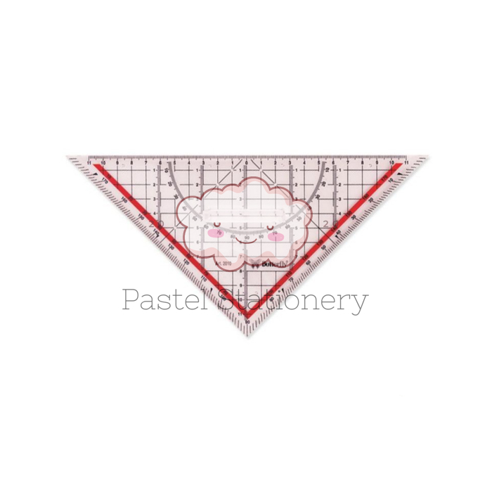 

Penggaris Segitiga Pegangan Butterfly 2010 24cm - Penggaris Dewa Mahasiswa Teknik Design Arsitek 24 cm