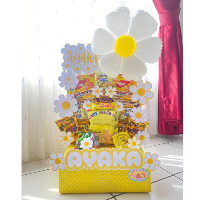 

Ready snack tower - towersnack mading jajan ultah anak hampers murah