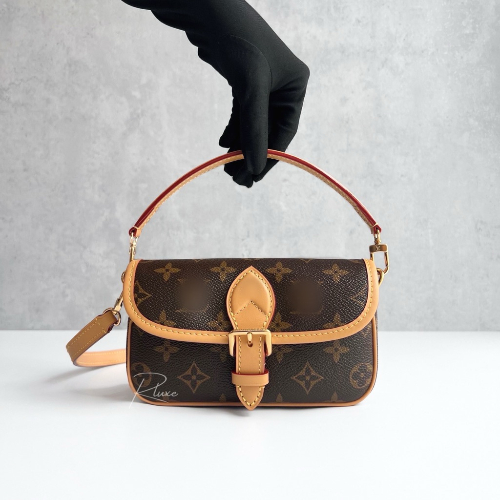 [Ready Stock] Tas Wanita RoyaleLuxe Nano Diane Bag in Monogram Canvas