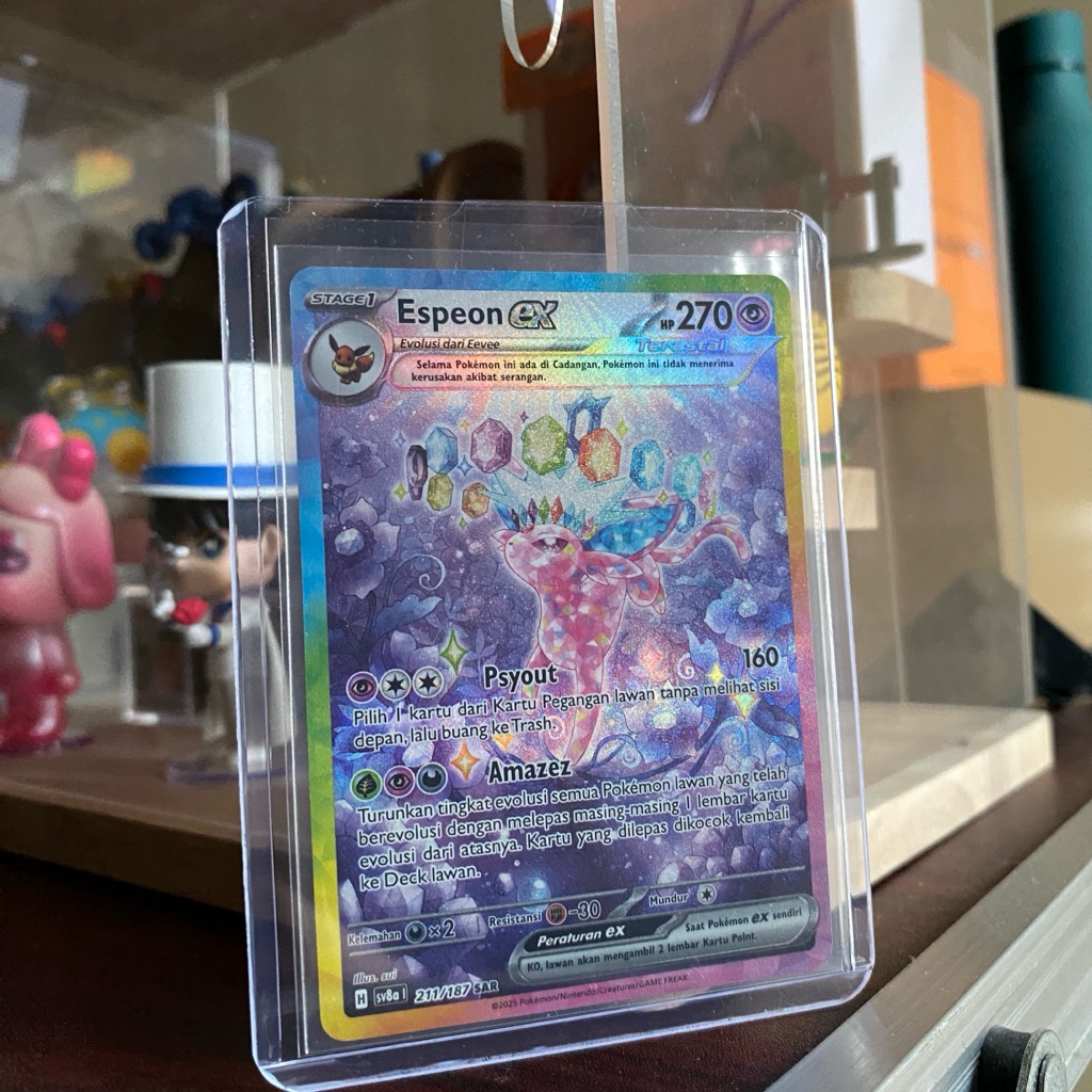 Espeon ex SAR 211/187 pokemon festival terastal ex indonesia