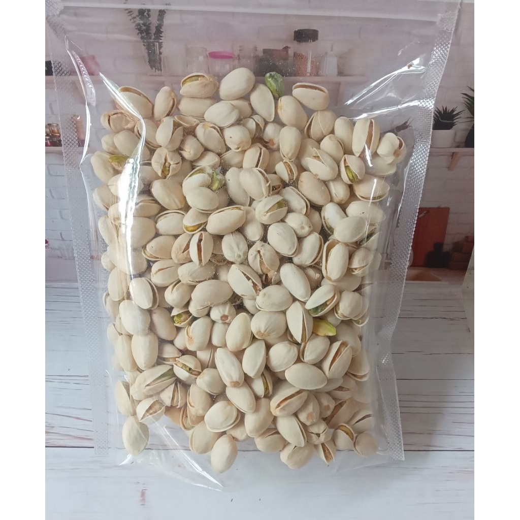 

Kacang Pistachio (Fustuk) Panggang 500gr