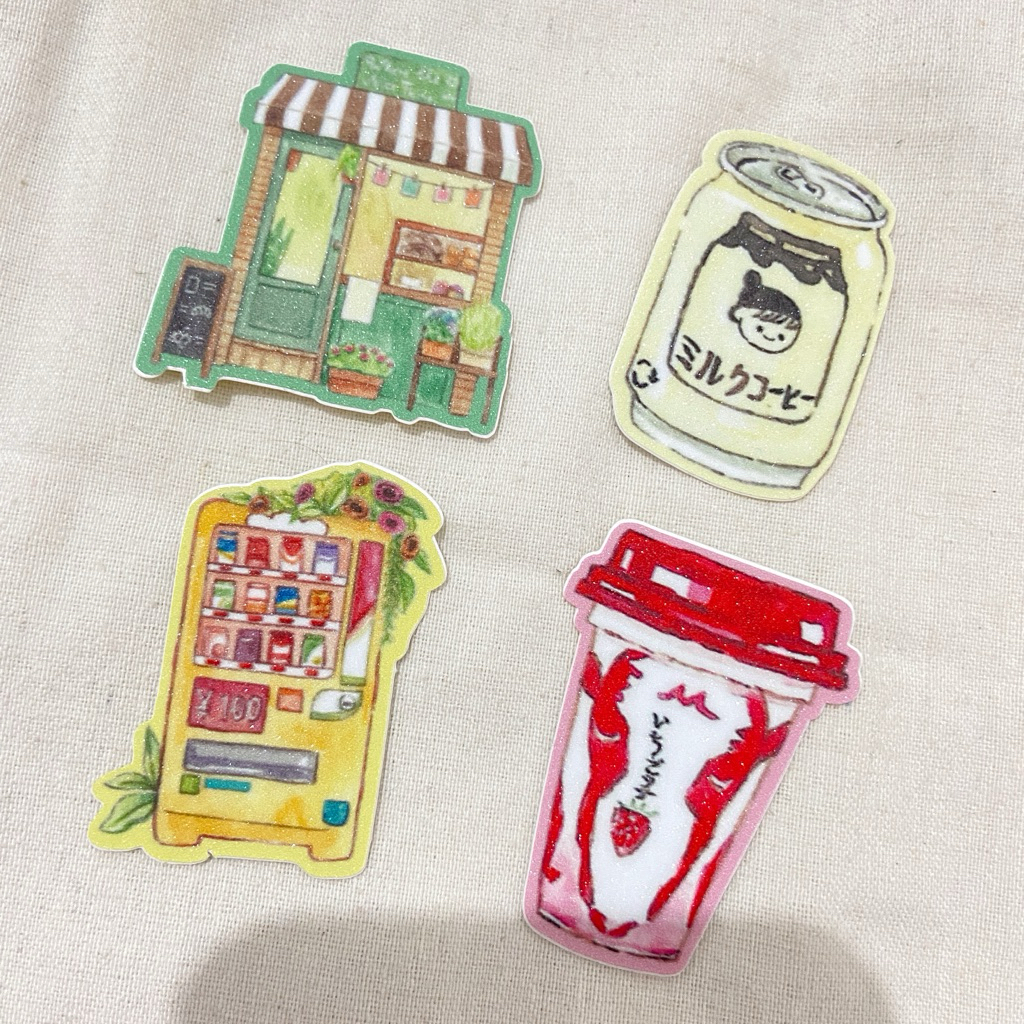 

Cute Sticker Japan Things / Die Cut Sticker / Sticker Deco