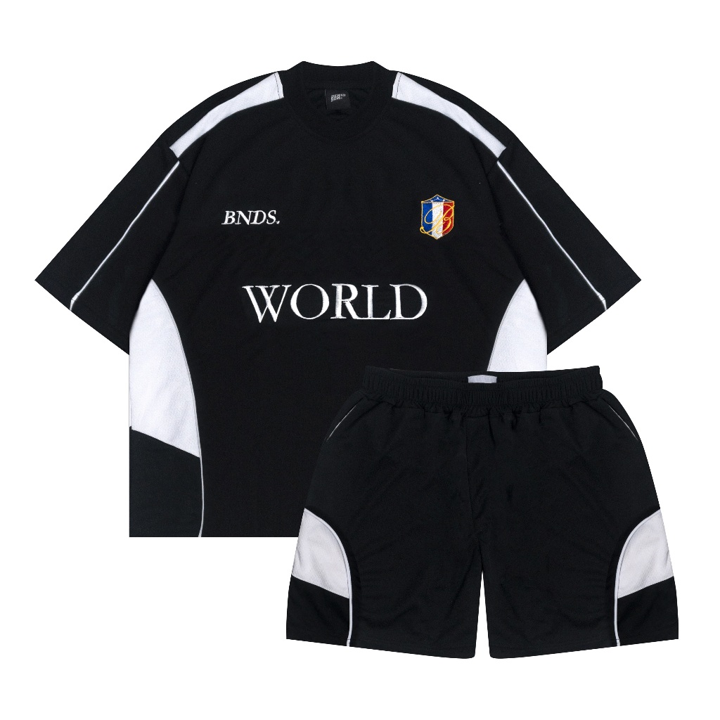 Benidson One Set Oversized Jersey Boxy World Studio Hitam