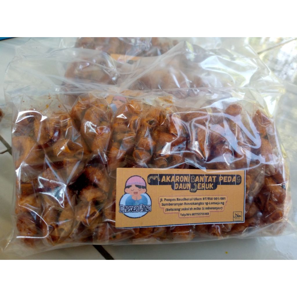 

makaroni bantet pedas daun jeruk