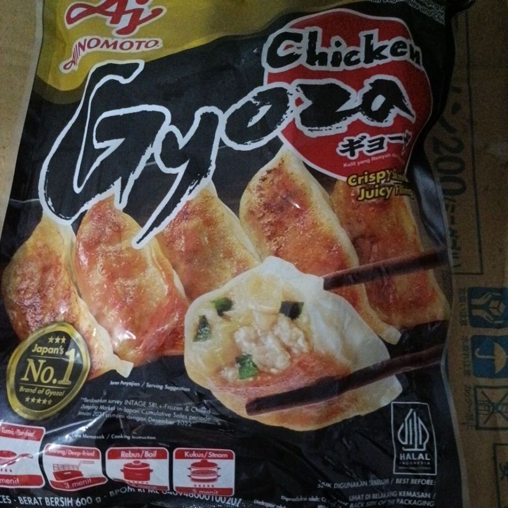 

Ajinomoto Gyoza 600g 30buah / Gyoza Sayuran / Gyoza Ayam dan Sayuran / GYOZA AJINOMOTO