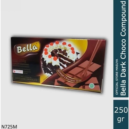 

BELLA COKLAT COMPOUND DARK CHOCOLATE 250GR