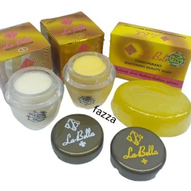 PAKET CREAM WAJAH La Bella 3in1 // PAKET CREAM LA BELLA 3IN1