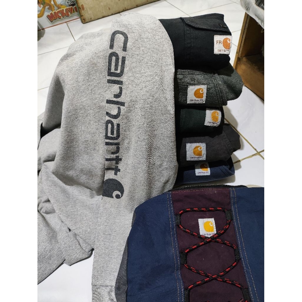 KEMEJA CARHART, HODIE CARHART, ACTIVE JACKET CARHART, CN CARHART