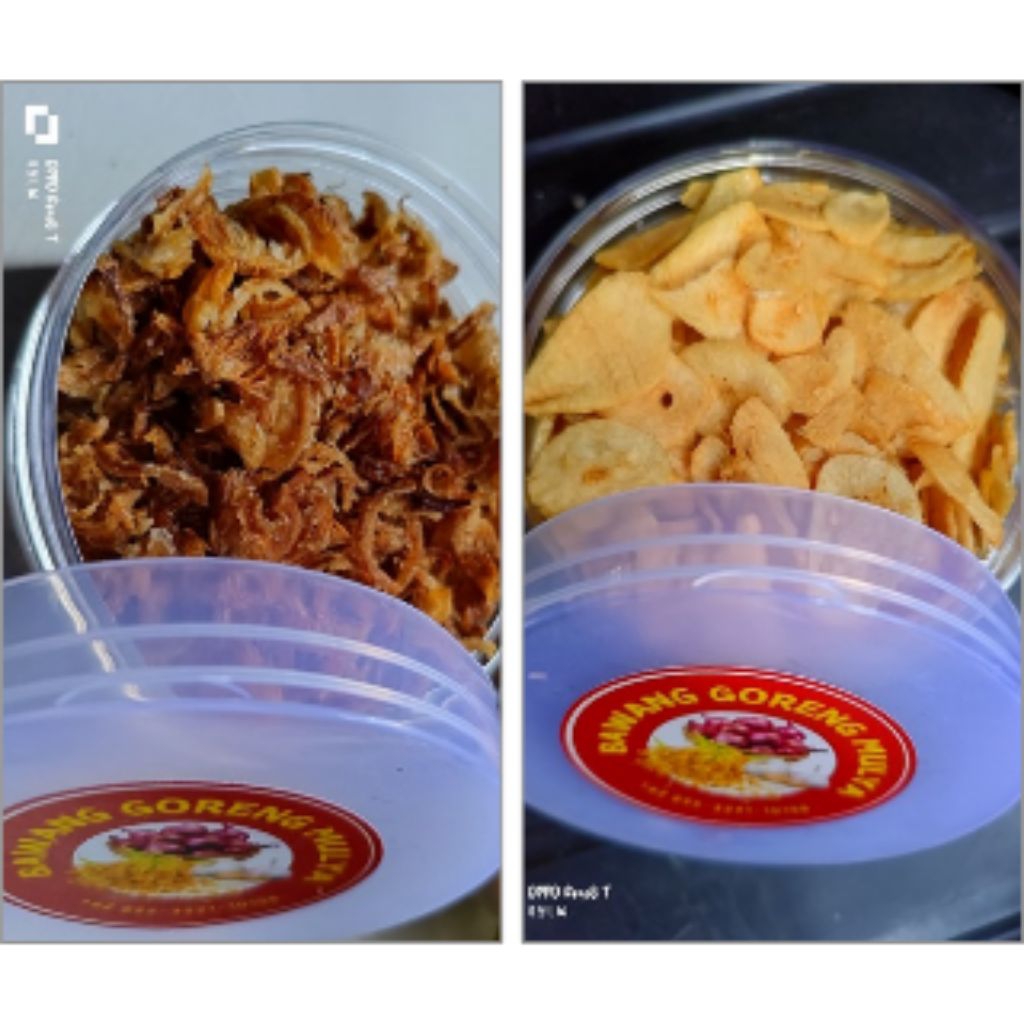 

Bundling Brambang goreng & Bawang goreng /bawang putih goreng & bawang merah goreng kemasan toples kecil 100 gr
