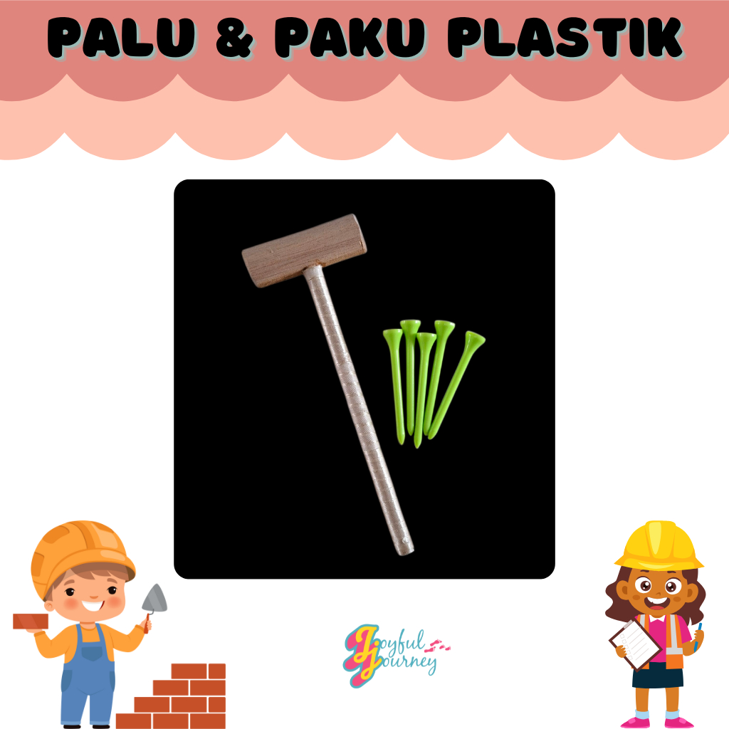 Joyful Journey Mainan Pukul Paku Plastik Palu