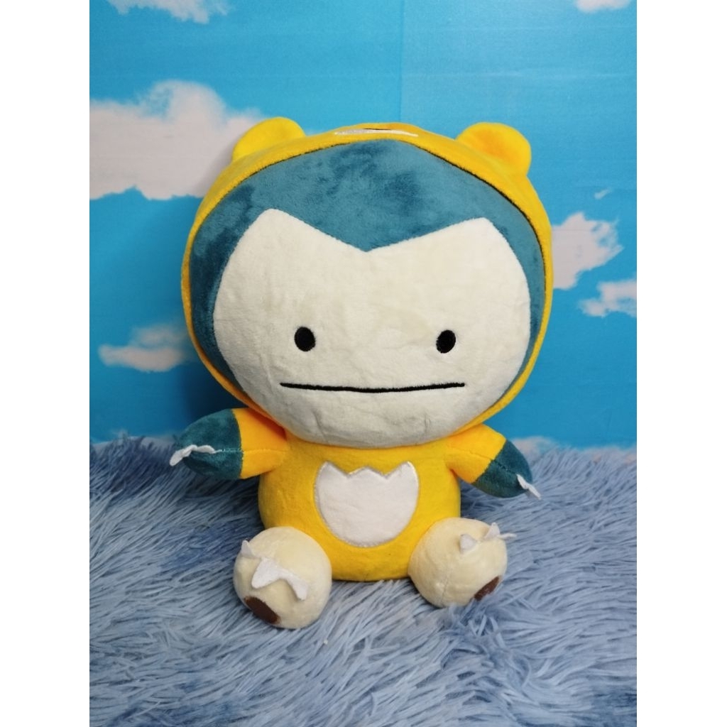 NINTENDO POKEMON SNORLAX DITTO X RIAN PLUSH Boneka Pokemon Snorlax Ditto Kostum Rian Nintendo Pokemo