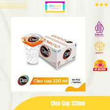 

AIR MINERAL CLEO CUP 220mL isi 40 gelas KHUSUS INSTANT / SAMEDAY/ SPX HEMAT/JNE