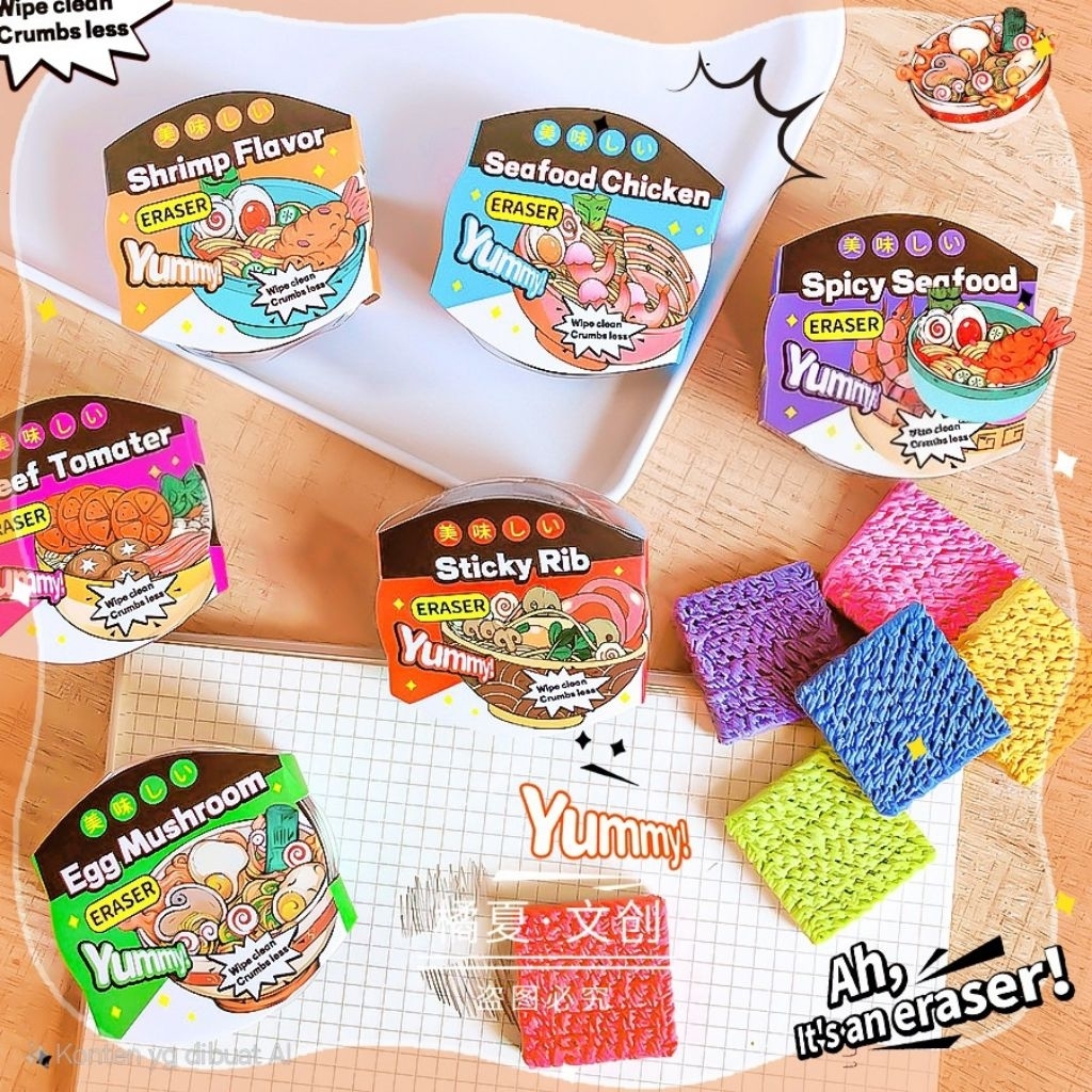 

PENGHAPUS LUCU DAN UNIK BENTUK MIE INSTANT SEAFOOD PENGHAPUS PENSIL SEKOLAH ANAK HAPUSAN LUCU INDOMIE CUTE ERASER PENGHAPUS mie instant cup gelas