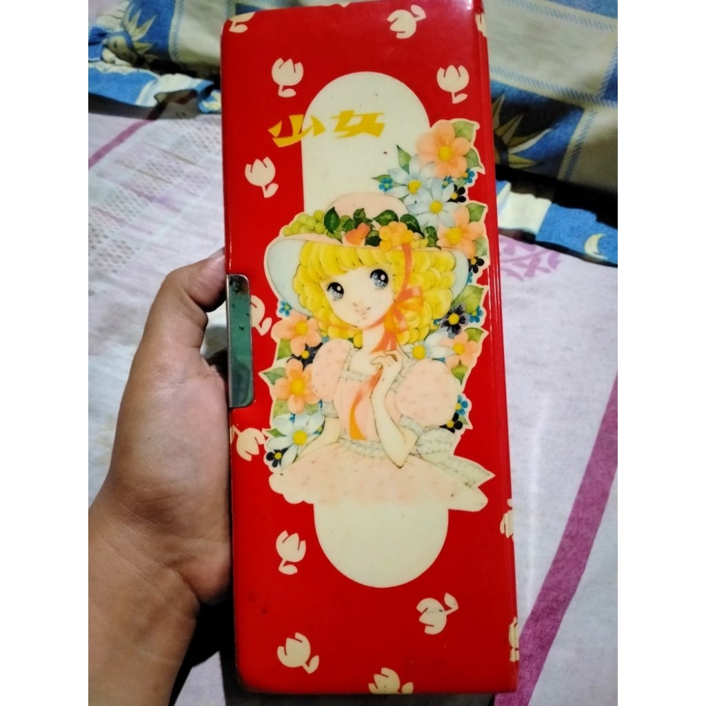 

kotak pensil magnet vintage Made in Japan 70an