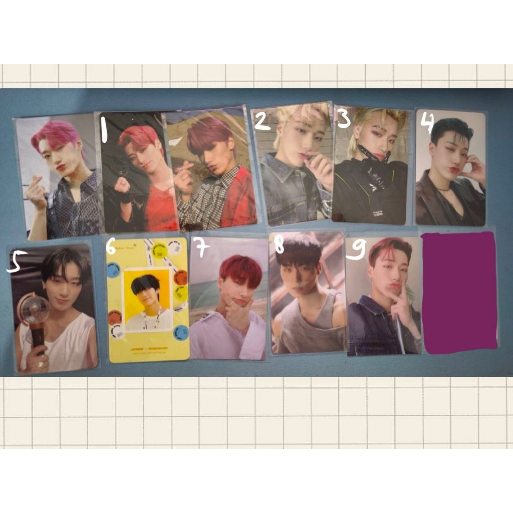 photocard ateez san