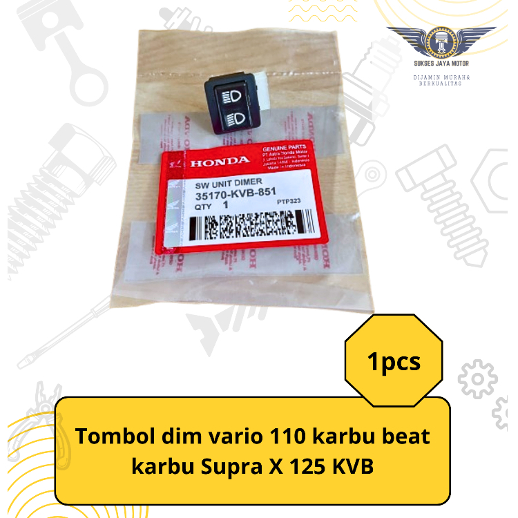 Saklar Dimmer Dim Lampu Jauh Dekat Beat Vario 110 Karbu Supra Fit New / Saklar Dim Beat Karbu