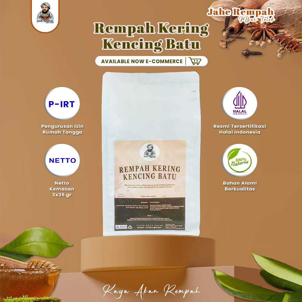 

RACIKAN REMPAH KERING UNTUK MENGATASI SAKIT KENCING BATU 100% HERBAL RESEP DARI LELUHUR JAWA