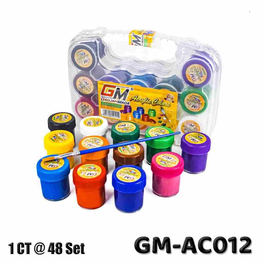 

Cat ACYRLIC COLOR 12 BOTTLES GM-AC012 A
