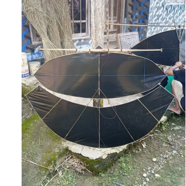 Layangan Gapangan Pegon Ceper  ( Siap Terbang)