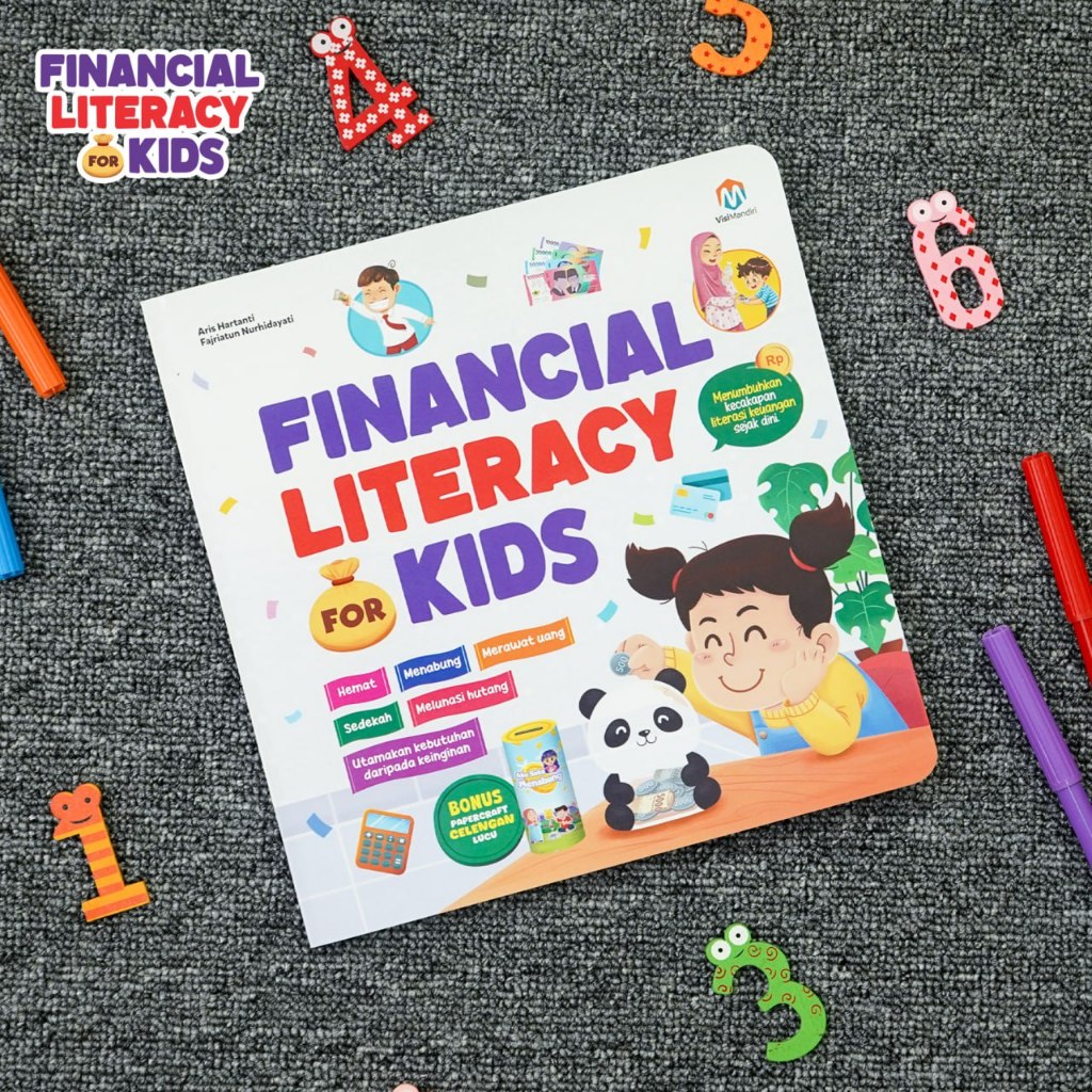 Ziyadbooks - Financial Literacy for Kids - Buku Belajar Menabung Anak - Play Book - lafbooksid