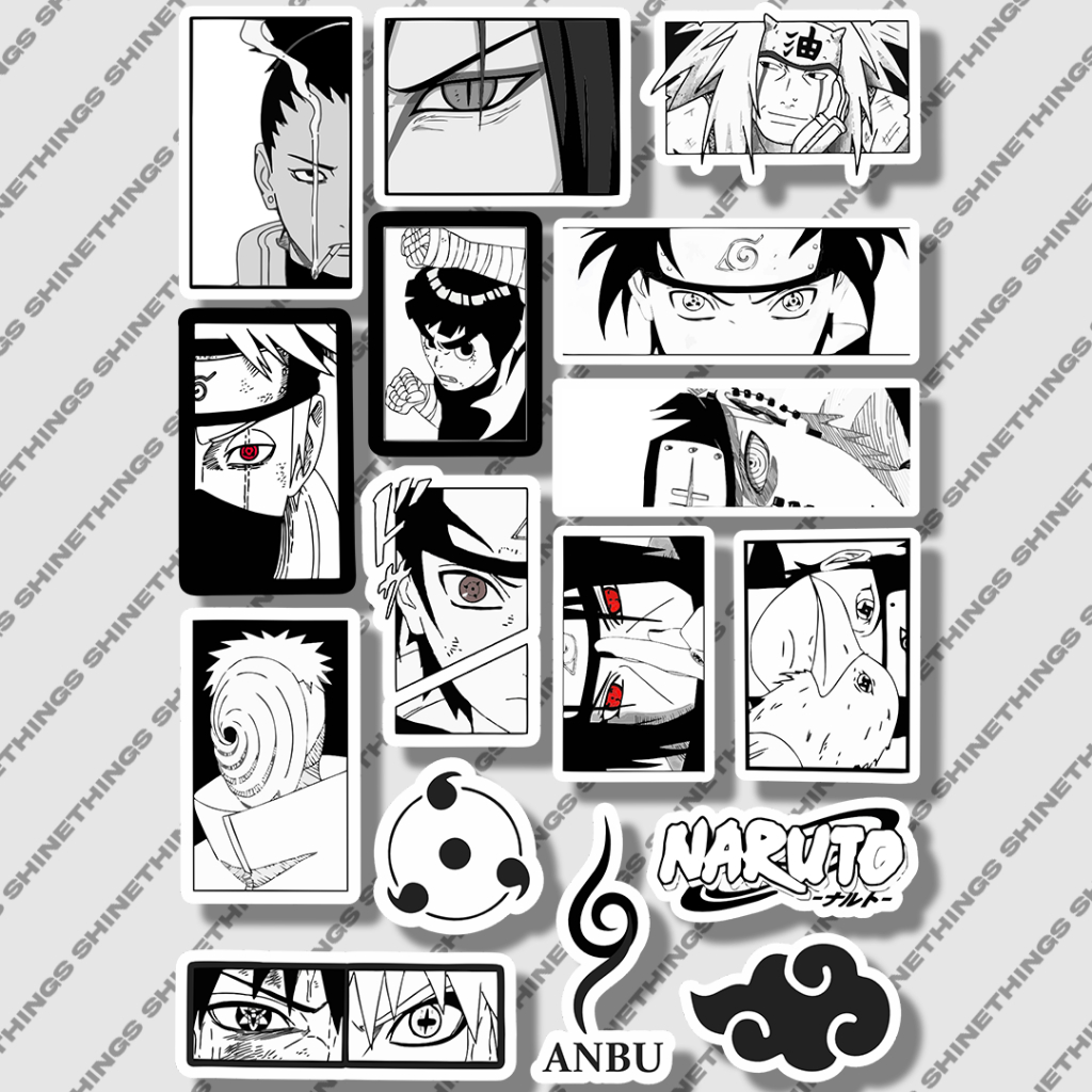 

Sticker anime Naruto || stiker helm Naruto anti air