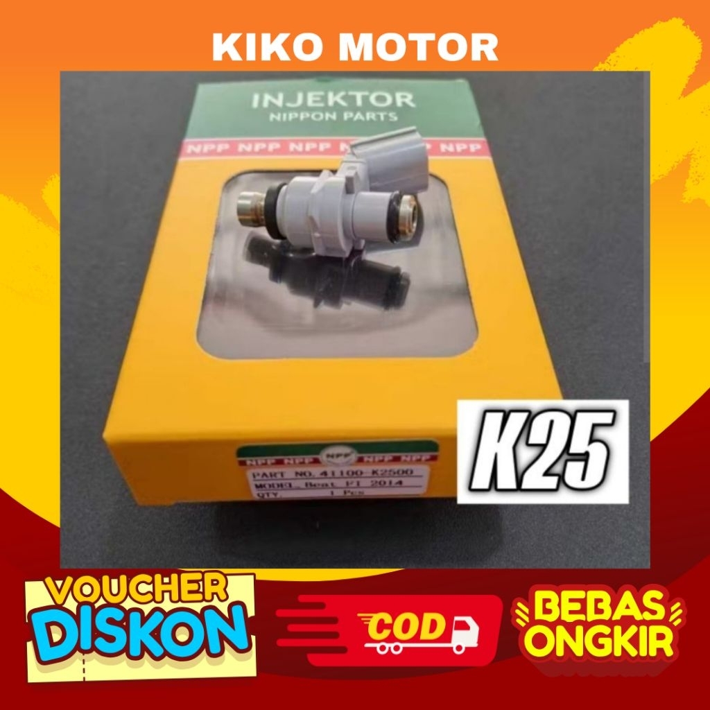 INJEKTOR INJECTOR BEAT FI SCOOPY FI BEAT ESP SCOOPY ESP K25 NPP