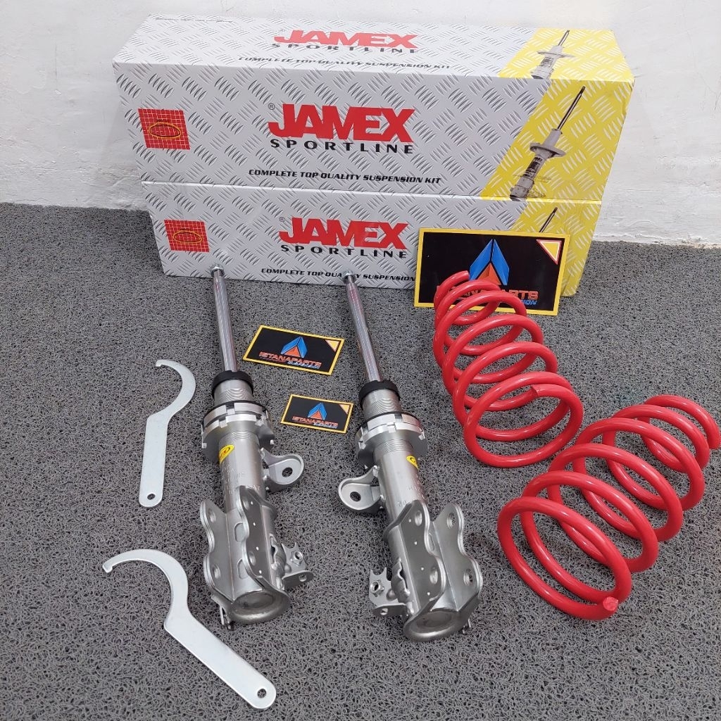 Coilover SHOCK Breaker JAMEX ADJUSTABLE VELOZ / NEW AVANZA DEPAN 2012-2021 Original asli