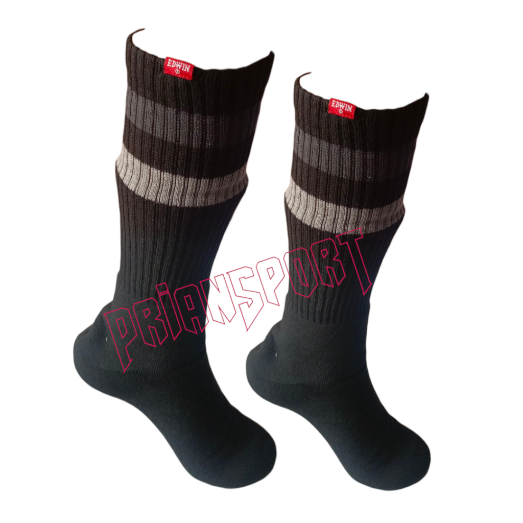 kaos kaki Edwin futsal original - Sebetis - Bola - sport - olahraga - voli - outdoor - running - hik