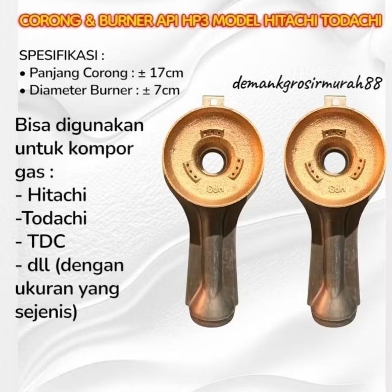 TERMURAH....1 SET TUNGKU / CEROBONG KOMPOR NUSANTARA HP3 TEBAL/ CEROBONG HP3 / KOMPOR NUSANTARA / KO