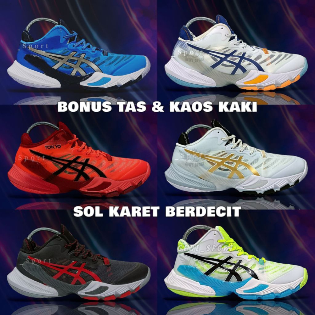 sepatu voli metaris grade ori berdecit bonus tas kaos kaki